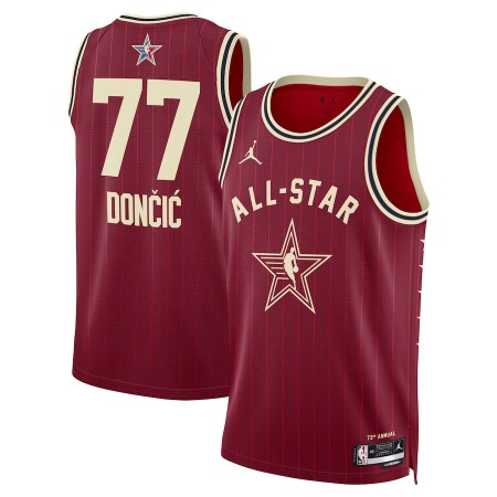 Maillot Basket Homme All-Star 2024 Western Conference Luka Doncic Rouge Swingman Maillot Basket Homme All-Star 2024 Western Conference Luka Doncic Rouge Swingman